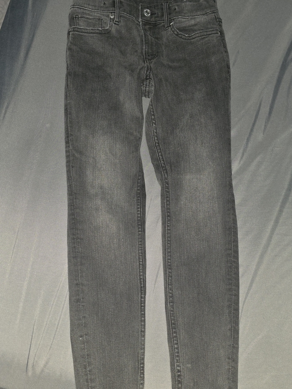 H&M Girls Skinny Jeans in Charcoal Gray